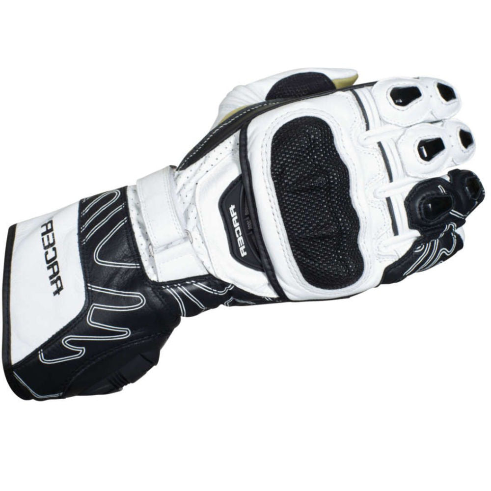 RACER High Speed Handschuhe Weiß – Moto-Store
