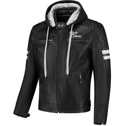 Jari Hooded v2 Lederjacke