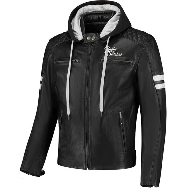 Jari Hooded v2 Lederjacke