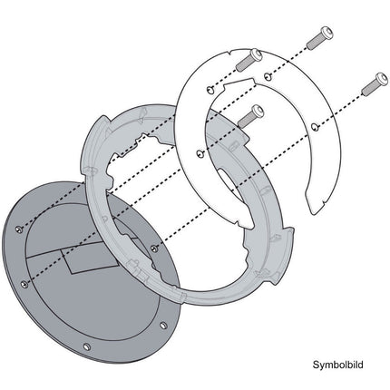 Tankbefestigung für Tanklock Tankrucksäcke