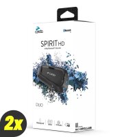 Cardo Spirit HD Kommunikationssystem Doppelpack
